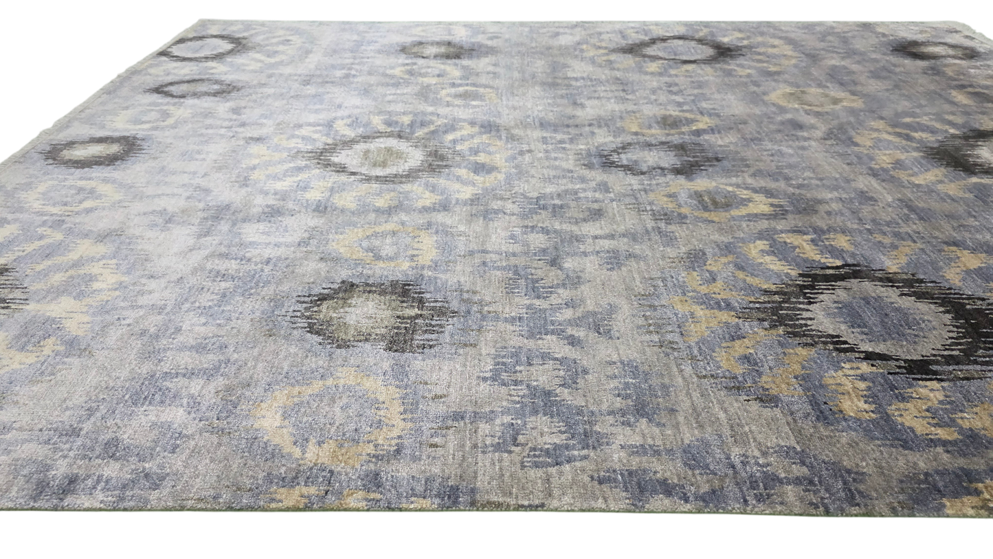Modern Ikat design Rug 295x237cm | Rug# 30814
