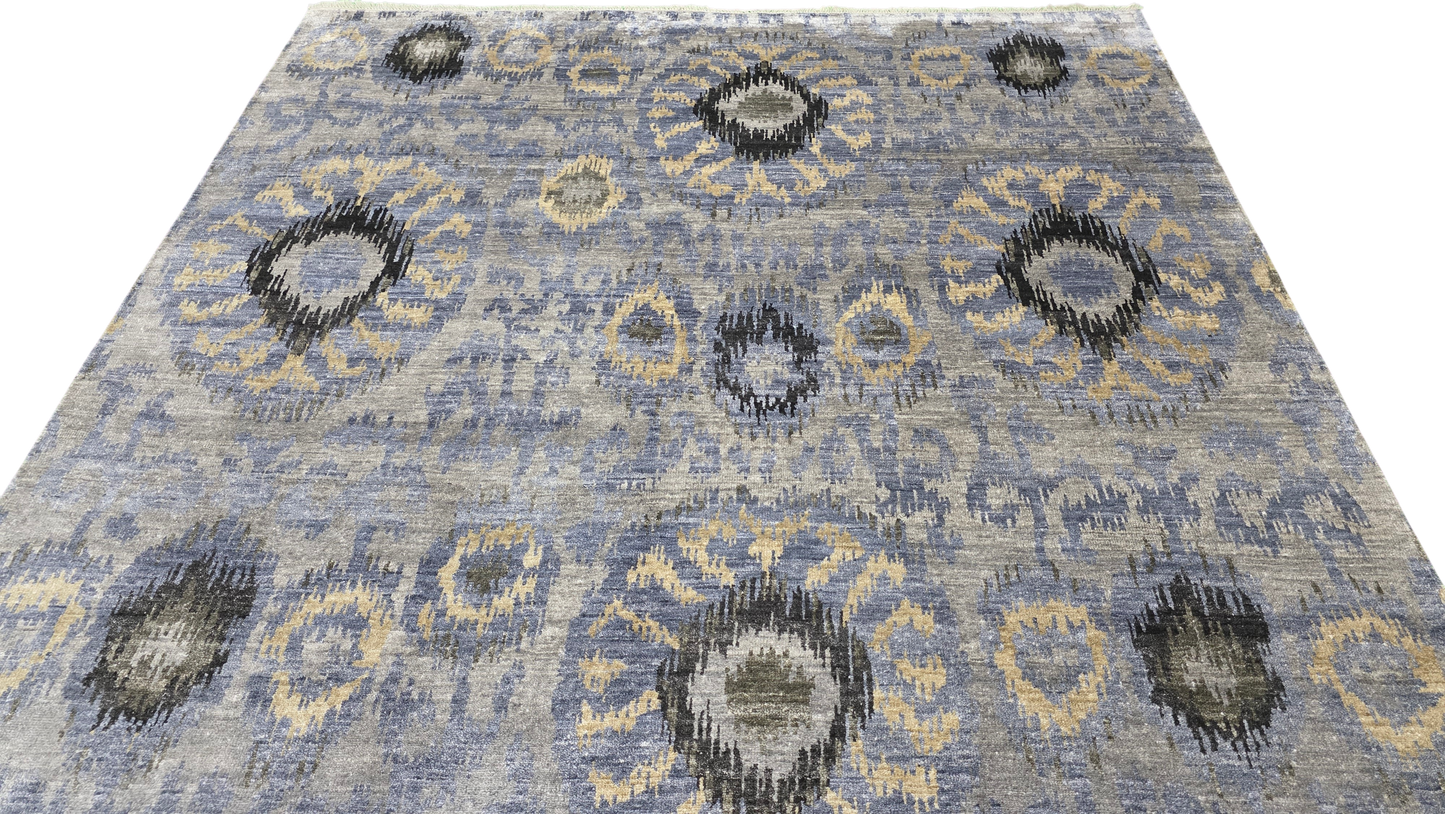 Modern Ikat design Rug 295x237cm | Rug# 30814