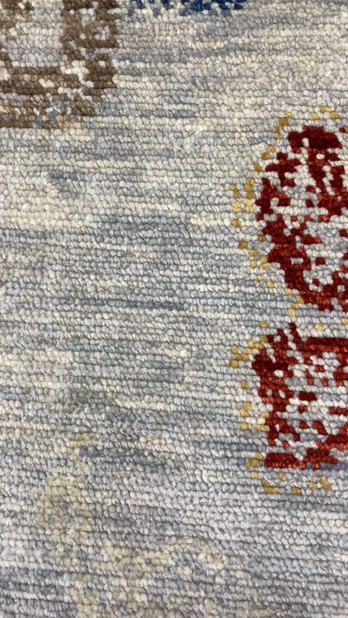 Modern Agra Wool & Sari Silk Rug 300x235 cm | Rug# 30887