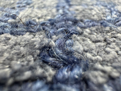 Modern Scandi designer rug , wool and Tencel silk pile 250x200cm | Rug# 30952