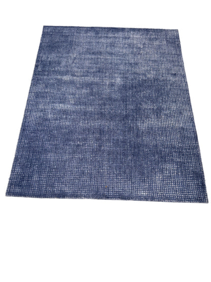 Modern Scandi designer rug , wool and Tencel silk pile 250x200cm | Rug# 30952