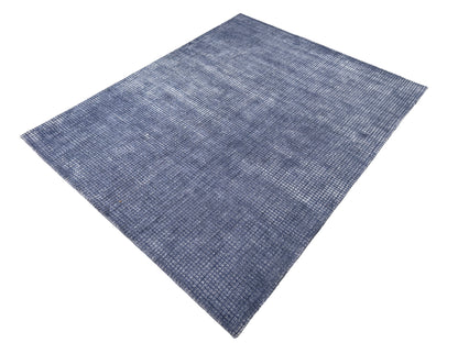 Modern Scandi designer rug , wool and Tencel silk pile 250x200cm | Rug# 30952