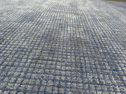 Modern Scandi designer rug , wool and Tencel silk pile 250x200cm | Rug# 30952