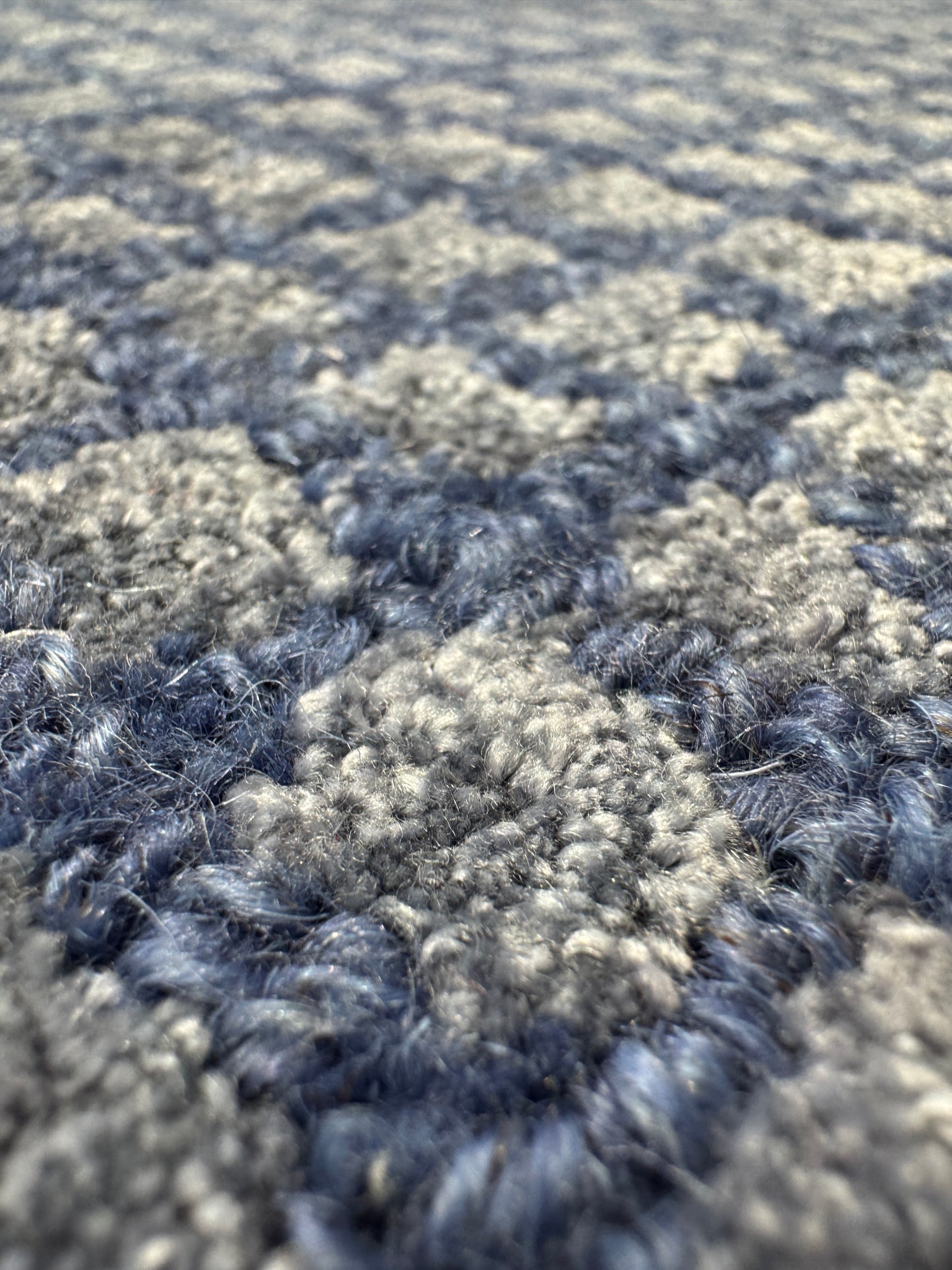 Modern Scandi designer rug , wool and Tencel silk pile 250x200cm | Rug# 30952
