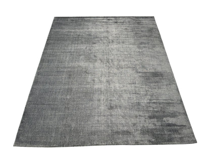 Scandinavian texture designer rug, wool and Tencel mixed 300x250cm | Rug#30972
