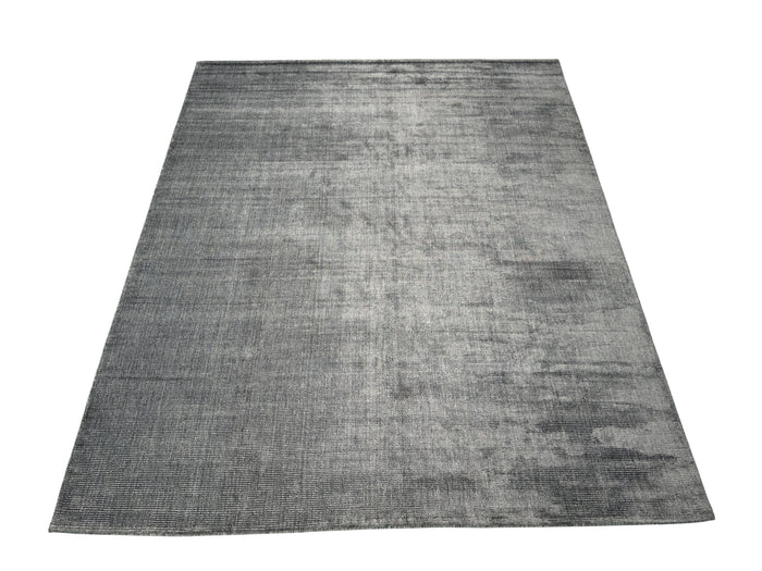 Scandinavian texture designer rug, wool and Tencel mixed 300x250cm | Rug#30972