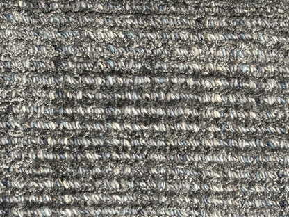 Scandinavian texture designer rug, wool and Tencel mixed 300x250cm | Rug#30972