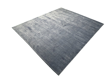 Scandinavian Texture design wool and Bamboo silk, 300x250cm | Rug# 30996