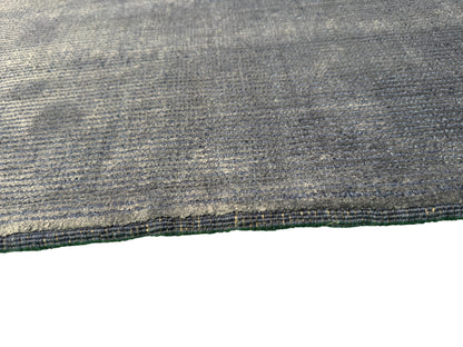 Scandinavian Texture design wool and Bamboo silk, 300x250cm | Rug# 30996