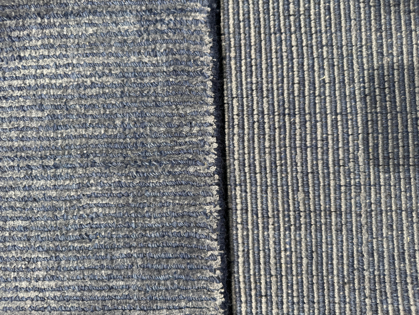 Scandinavian Texture design wool and Bamboo silk, 300x250cm | Rug# 30996