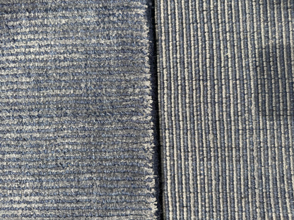 Scandinavian Texture design wool and Bamboo silk, 300x250cm | Rug# 30996
