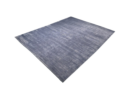 Scandinavian style designer rug, wool & tencel silk  360x270 cm | Rug# 30998