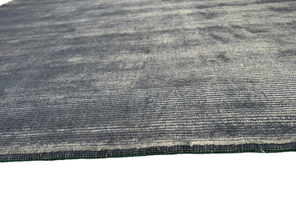 Scandinavian style designer rug, wool & tencel silk  360x270 cm | Rug# 30998