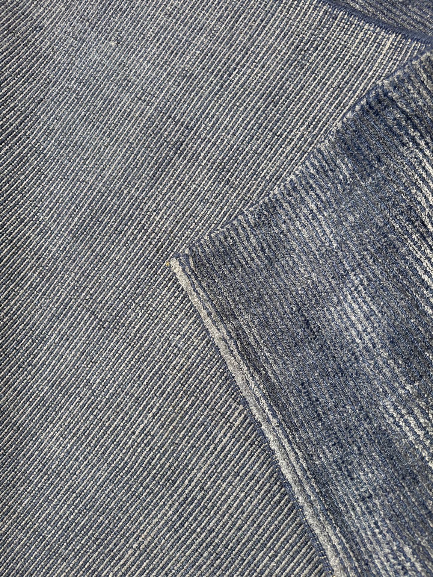 Scandinavian style designer rug, wool & tencel silk  360x270 cm | Rug# 30998