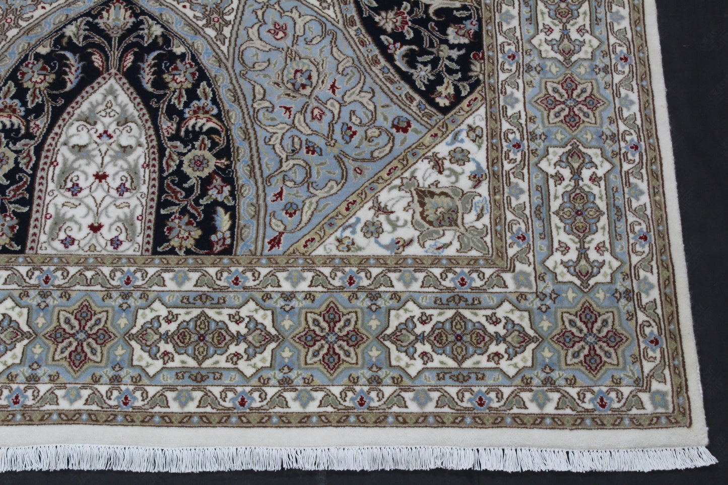 Superfine Amritsar Tabriz Dome Design Rug 275x182 cm | Rug# 31026