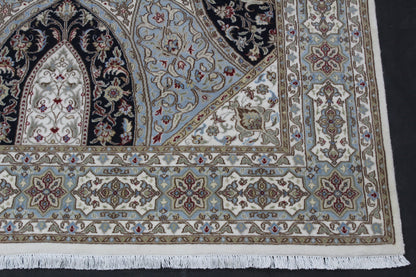 Superfine Amritsar Tabriz Dome Design Rug 275x182 cm | Rug# 31026
