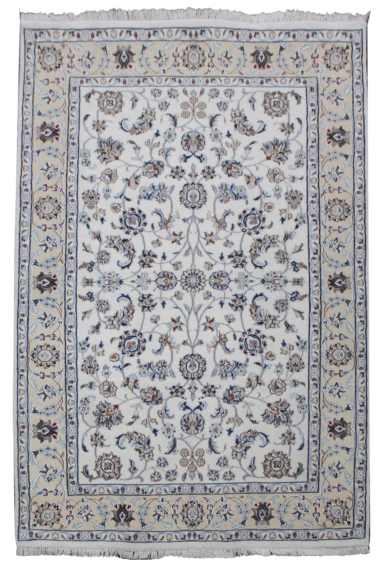 Very Fine Amritsar Carpet – Nain Design Inspired  185x123cm | Rug#31028