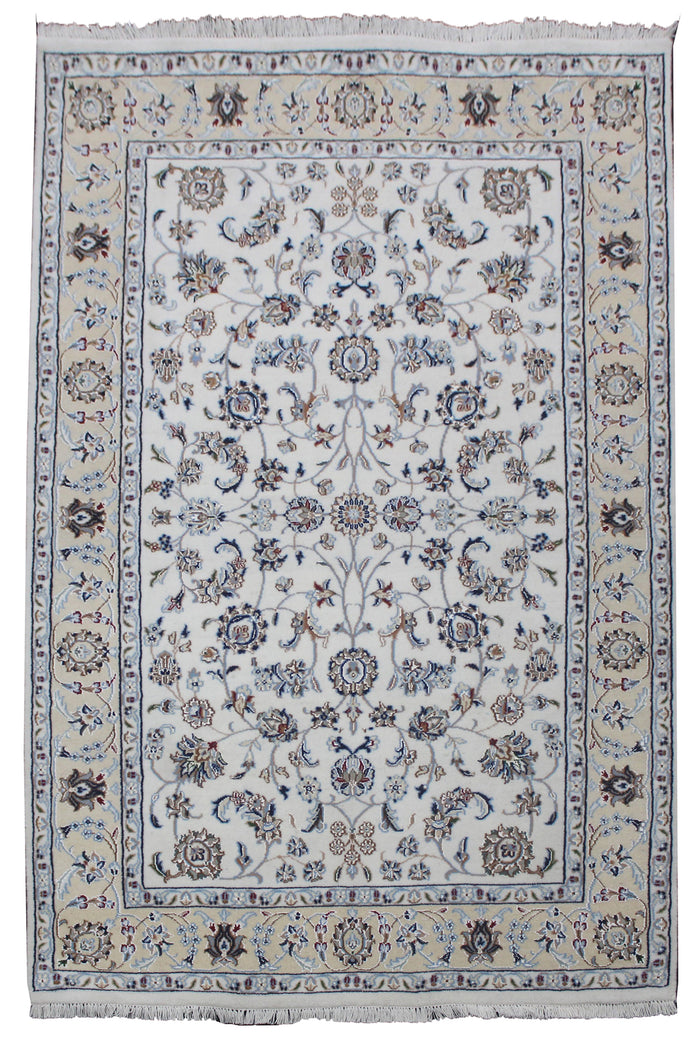 Very Fine Amritsar Carpet – Nain Design Inspired  185x123cm | Rug#31028