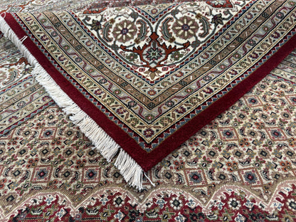 Superfine Amritsar in Tabriz  NZ wool pile 304x252 cm | Rug# 31061