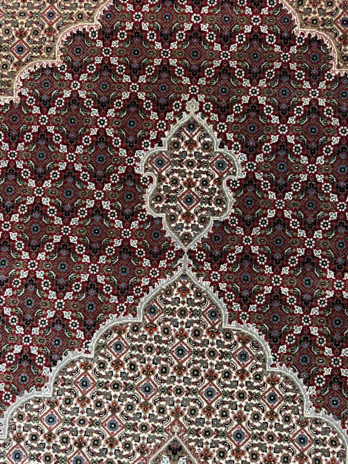 Superfine Amritsar in Tabriz  NZ wool pile 304x252 cm | Rug# 31061
