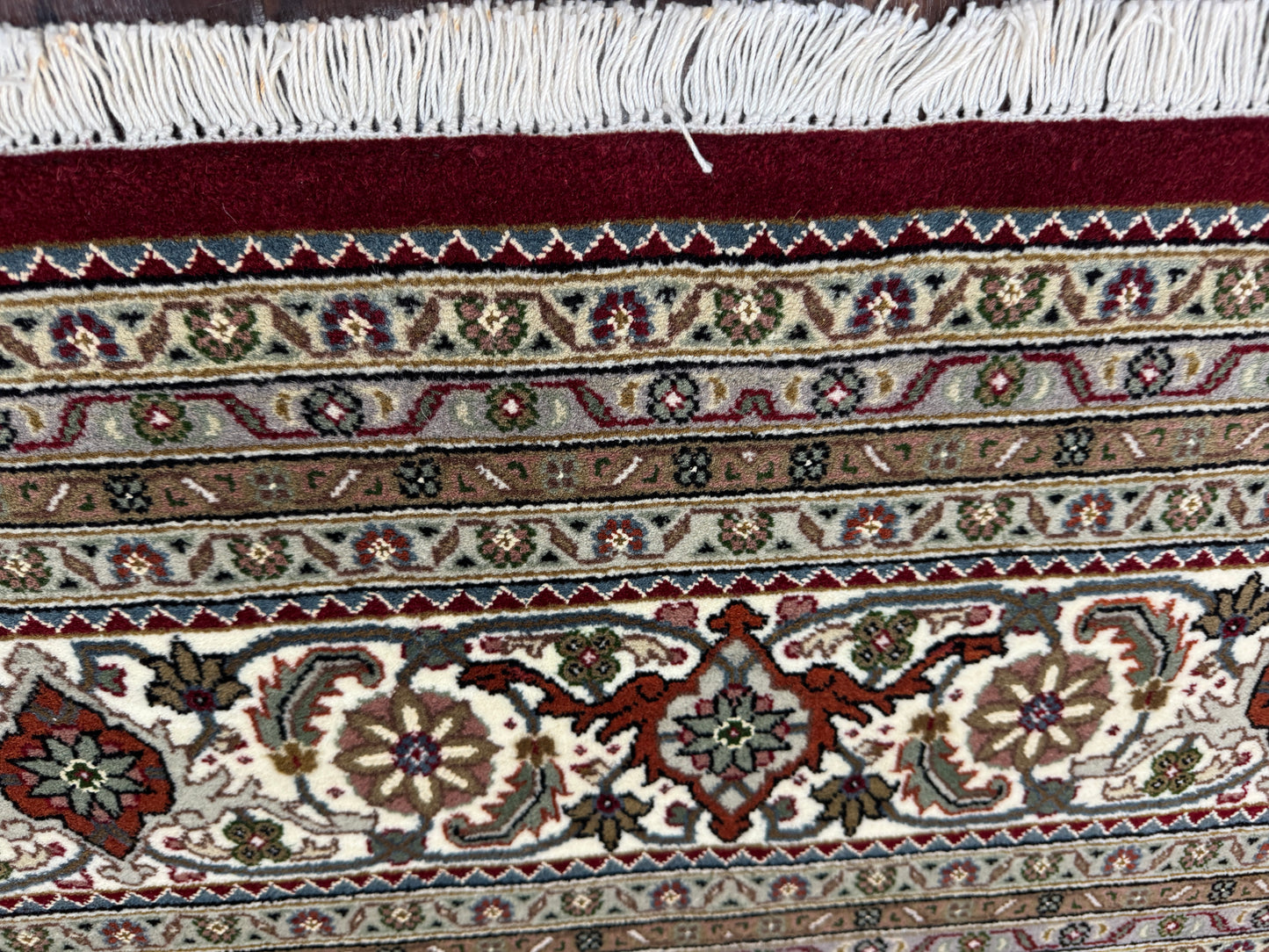 Superfine Amritsar in Tabriz  NZ wool pile 304x252 cm | Rug# 31061