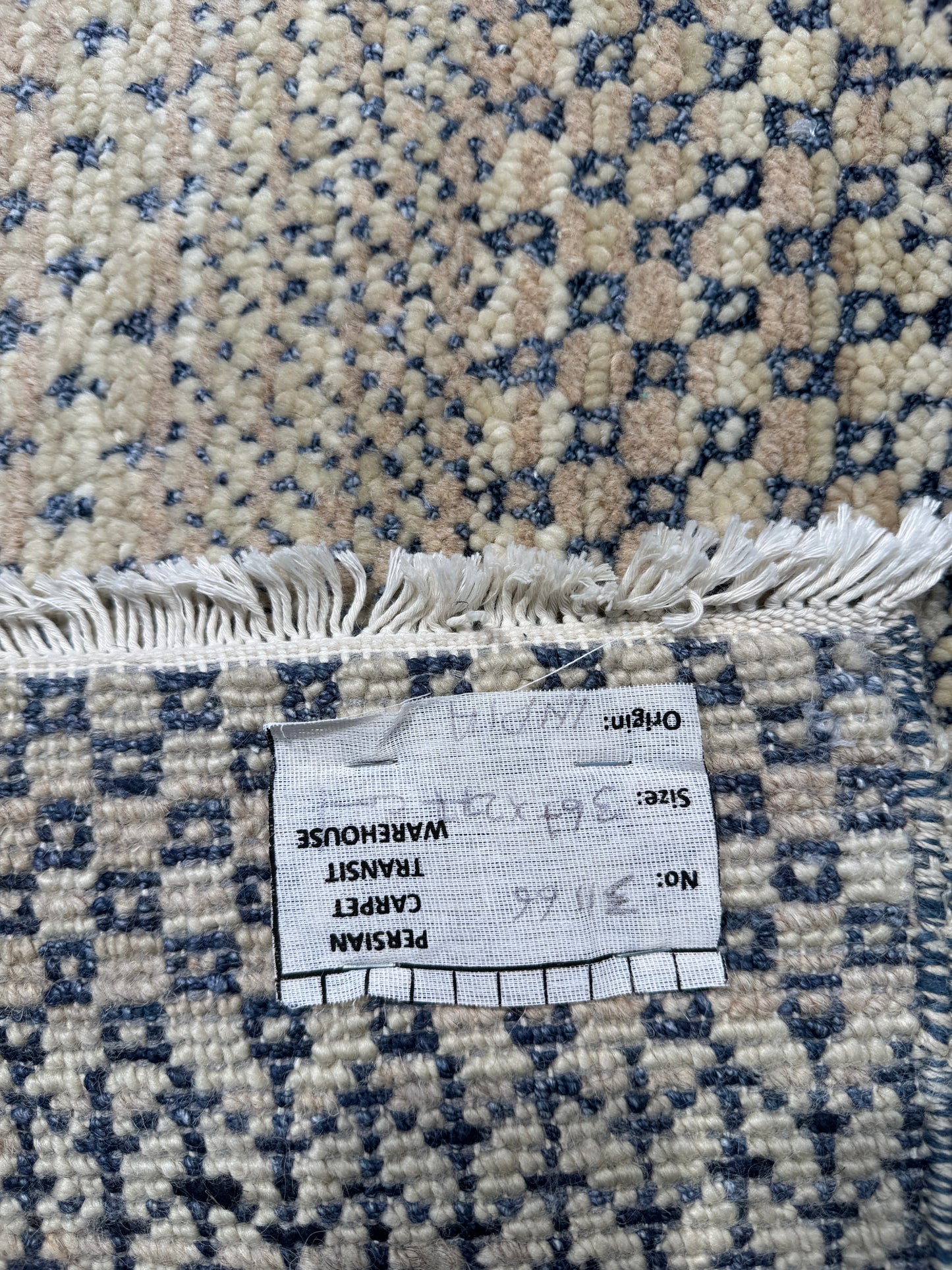 Modern Scandinavian texture designer rug  367x277cm  | Rug# 31166
