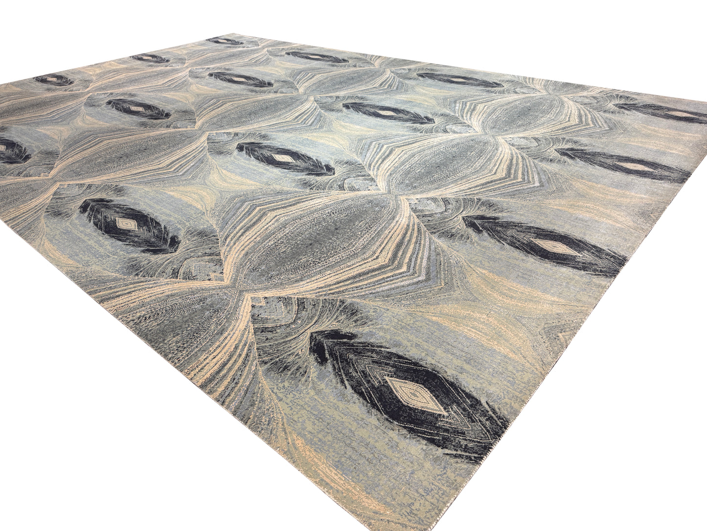 Custom-made Jaipur designer rug, 14/14/ quality, size 444×307 cm | Rug# 31246