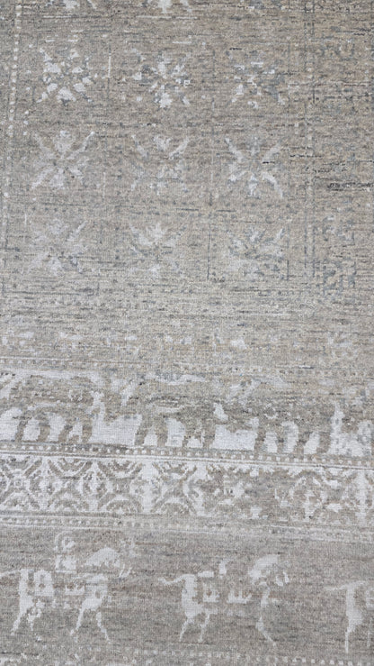 Pazyryk-Inspired Designer Rug 305x246cm | Rug# 31313