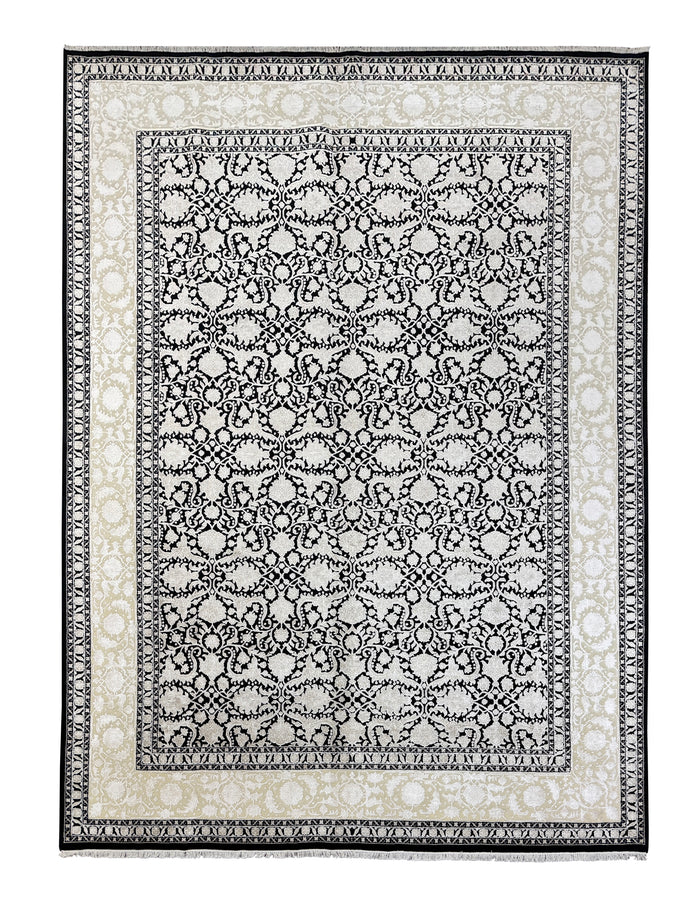 Amritsar Tabriz in all-over Herati design 364x271cm | Rug# 31327