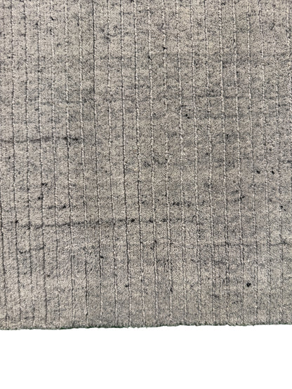 Scandinavian Texture design wool and Tencel-silk 300x240cm | Rug# 31372