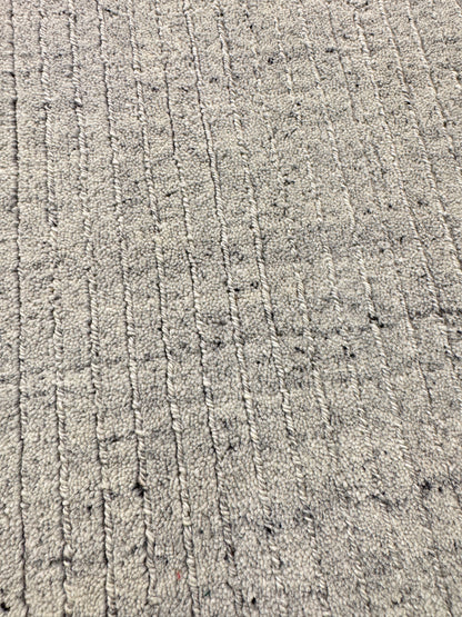 Scandinavian Texture design wool and Tencel-silk 300x240cm | Rug# 31372
