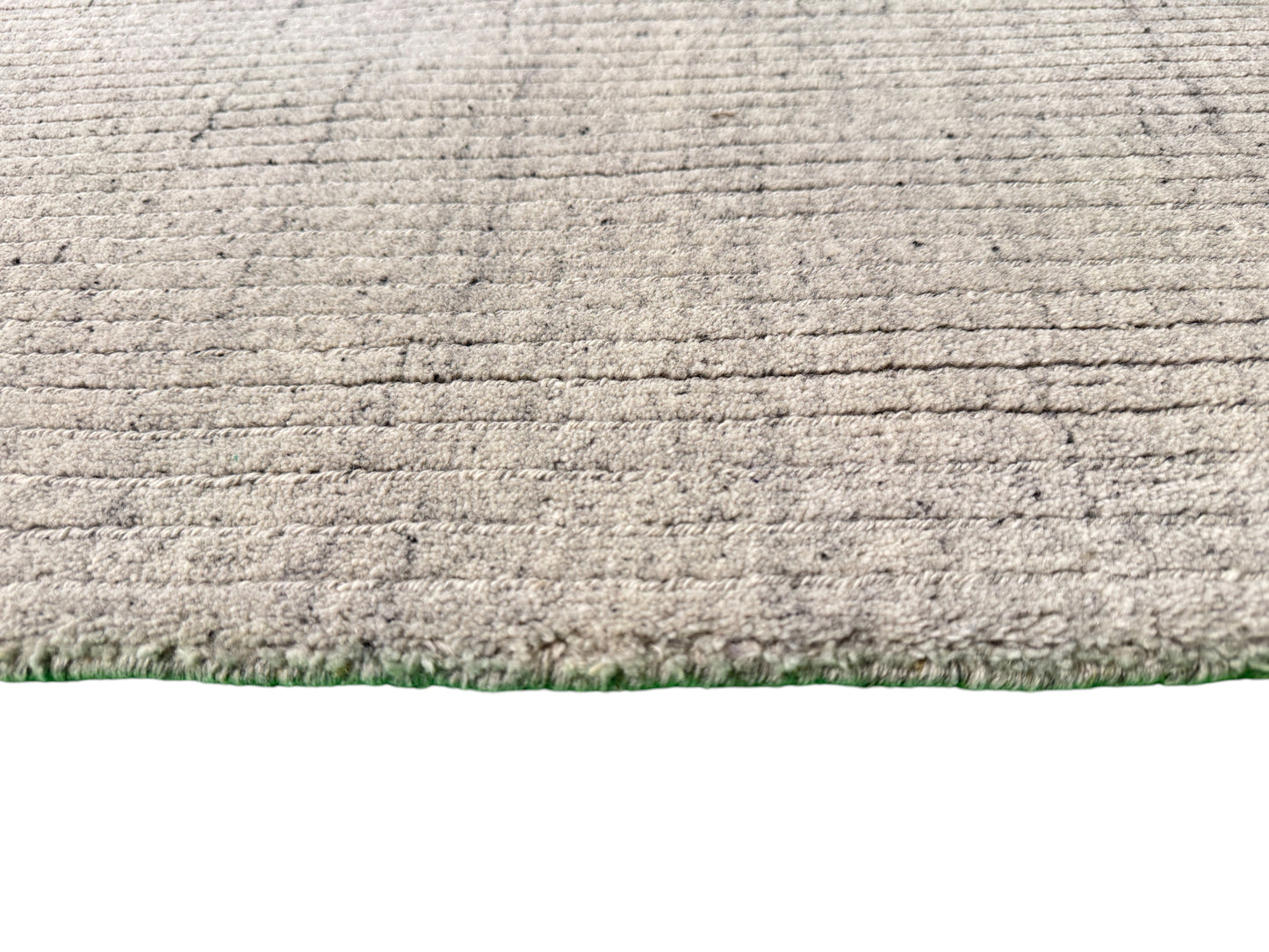 Scandinavian Texture design wool and Tencel-silk 300x240cm | Rug# 31372
