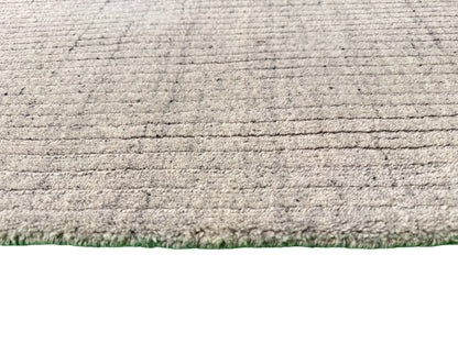 Scandinavian Texture design wool and Tencel-silk 300x240cm | Rug# 31372