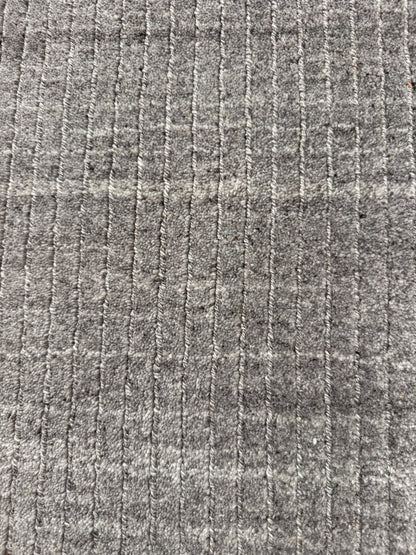 Scandinavian Texture design wool and Bamboo silk mixed 300x240cm | Rug# 31376
