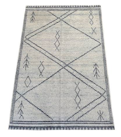 Scandinavian style modern rug, Afghan, 240×160 cm | Rug# 31409