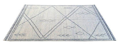 Scandinavian style modern rug, Afghan, 240×160 cm | Rug# 31409