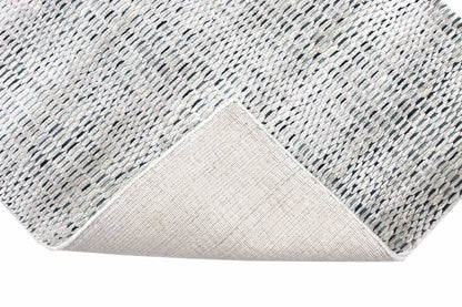 Modern Hand-Loom Wool & Art Silk Runner 303x80 cm | Rug# 31476