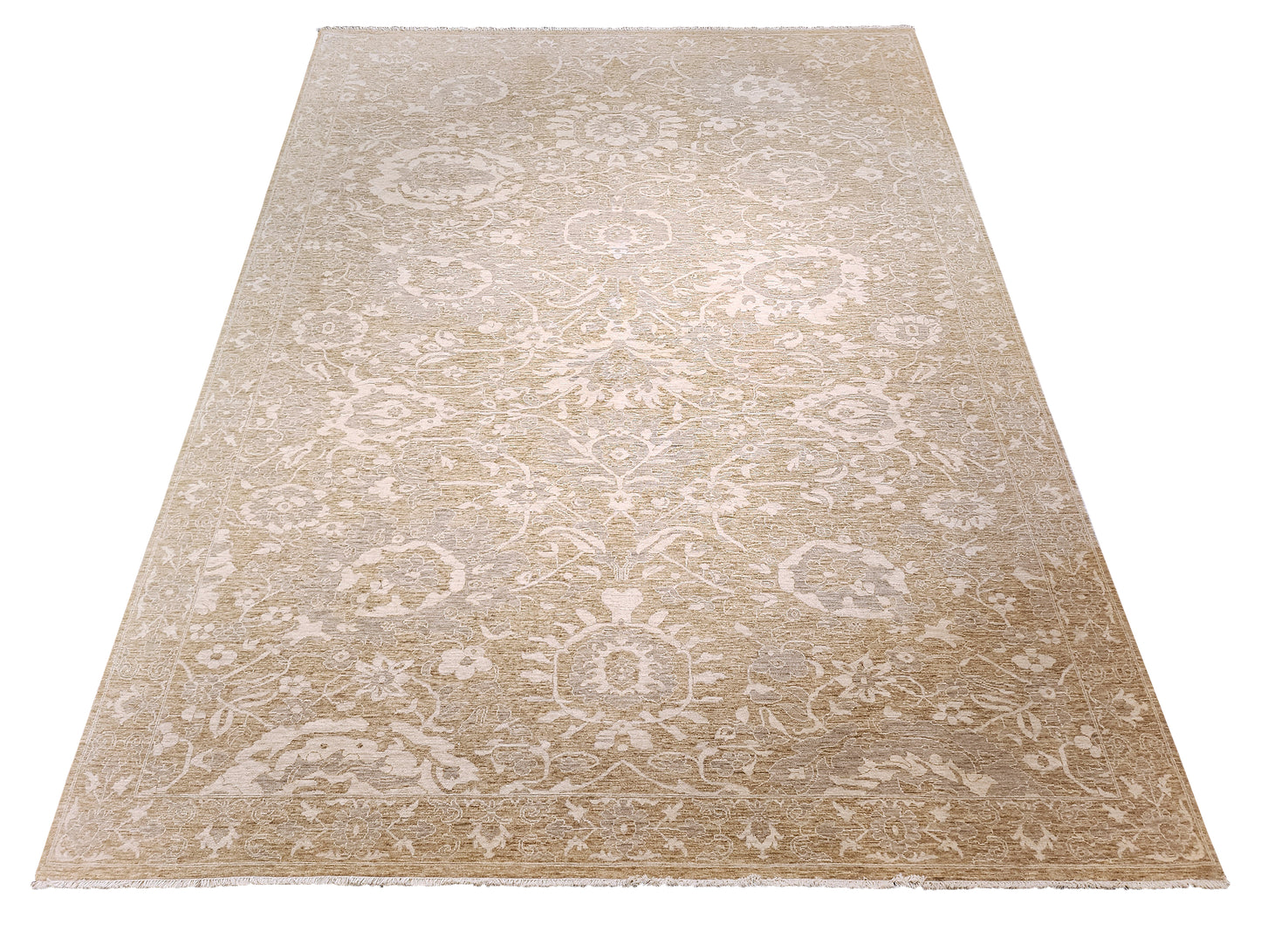 Custom-Made ancient Classic designer rug, 15th century Safavid inspired, 365x277cm | Rug# 31640