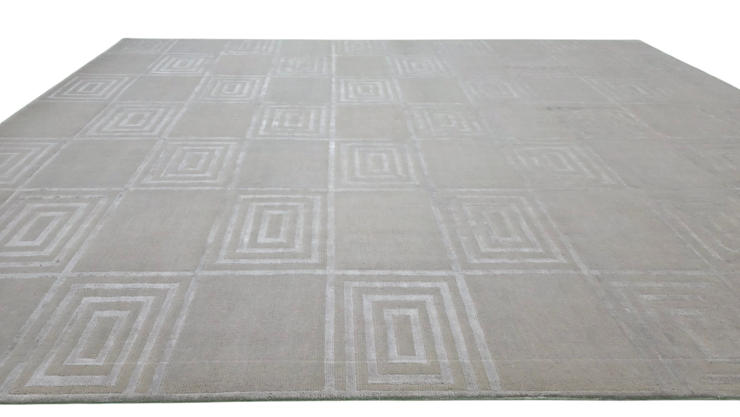 Mid-Century Scandinavian Modern Rug  305x245cm | RUG# 31688