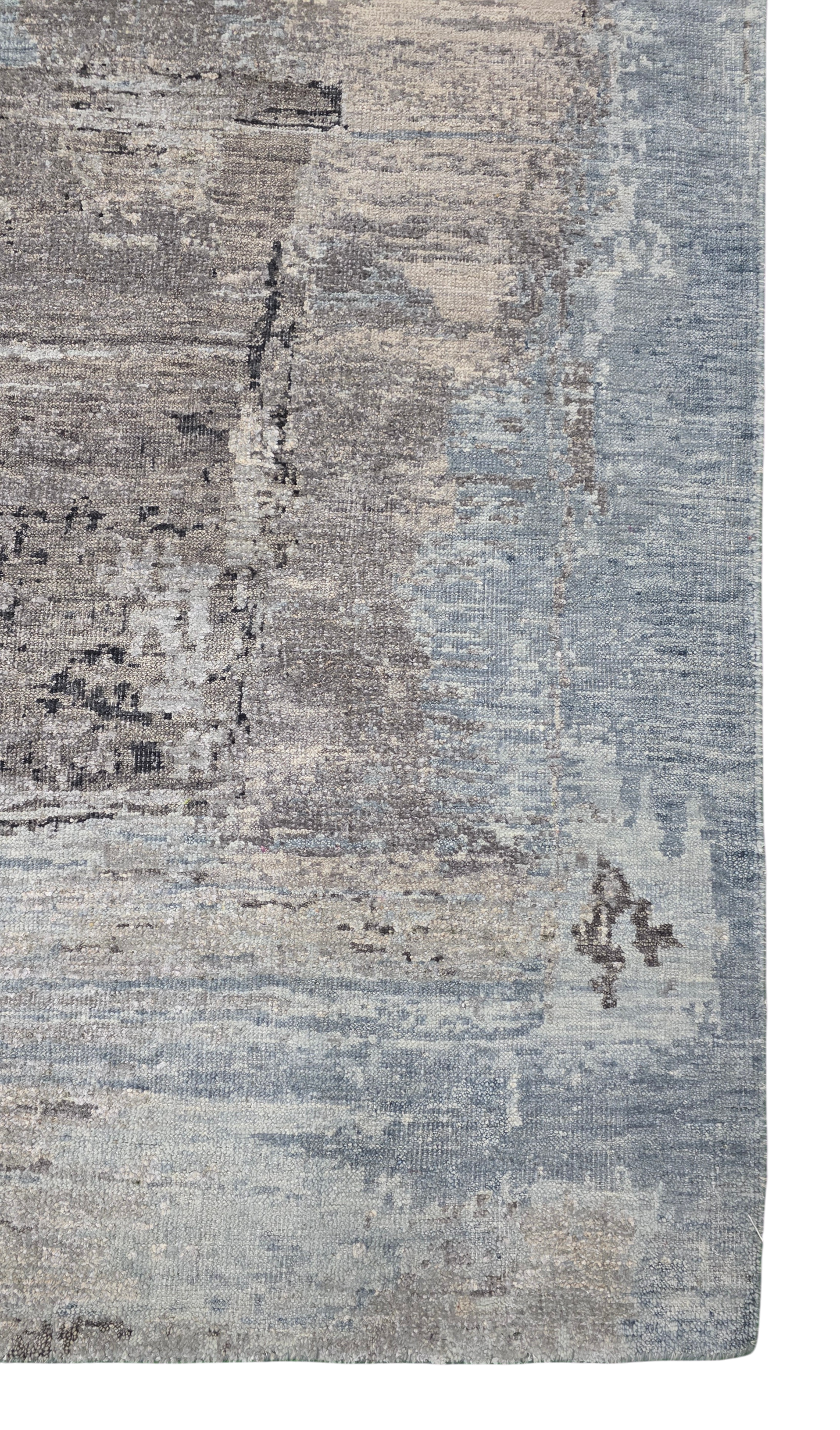 Wool & Silk Modern Abstract Designer Rug 303x245cm | Rug# 31794