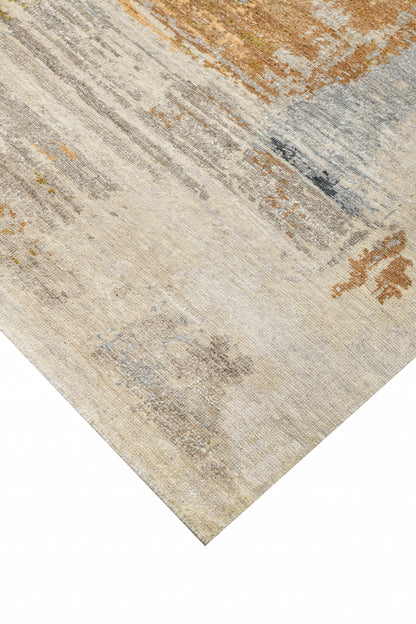 Hand knotted Jaipur Abstract designer rug, 10/10 quality 305x421cm | Rug#31797