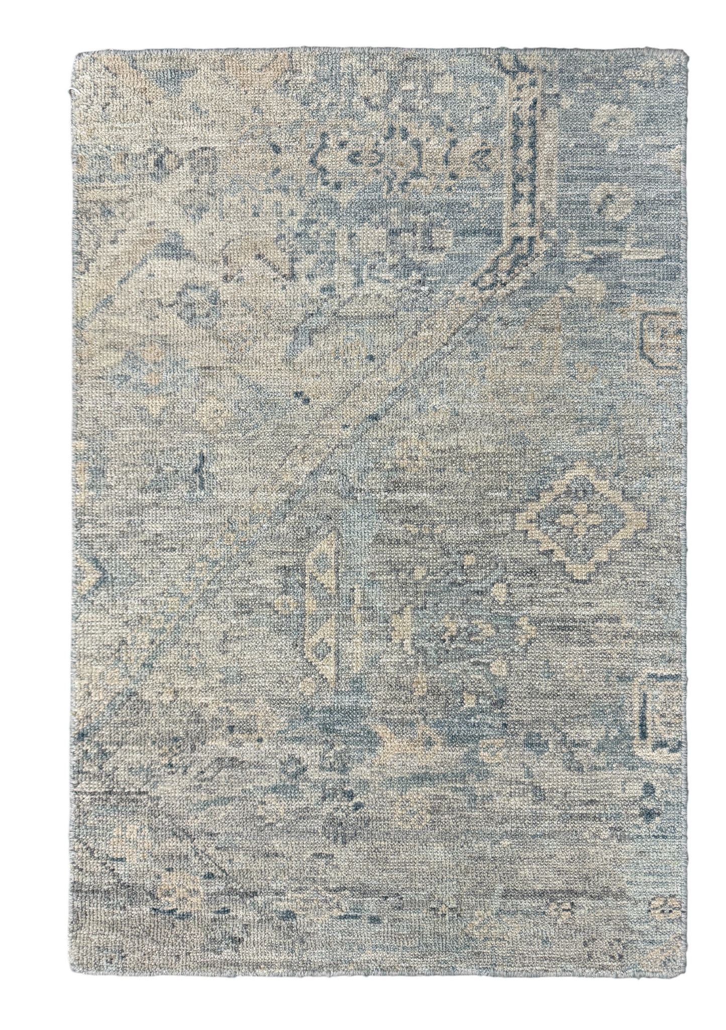 Jaipur rug sampler, Vintage and Distressed Persian design  90x60cm | Rug# 31810