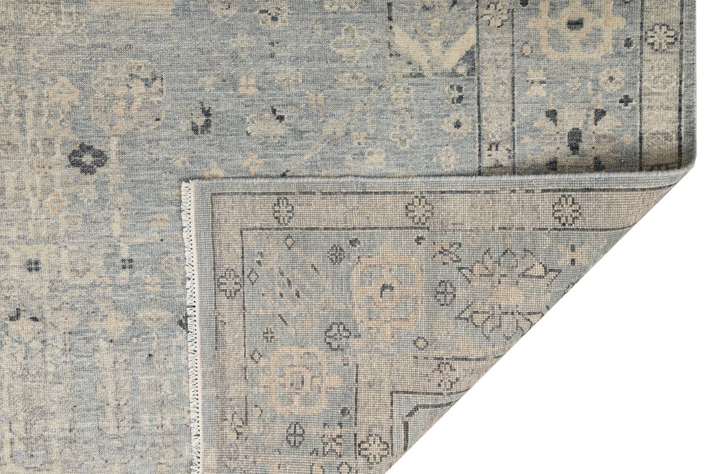 Hand knotted Jaipur in a classic 19th century Heriz design 255x175 cm | Rug# 31812
