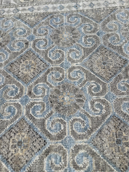 Hand Knotted antique reproduction, 19th century Khotan design  437x360 cm | Rug# 31887