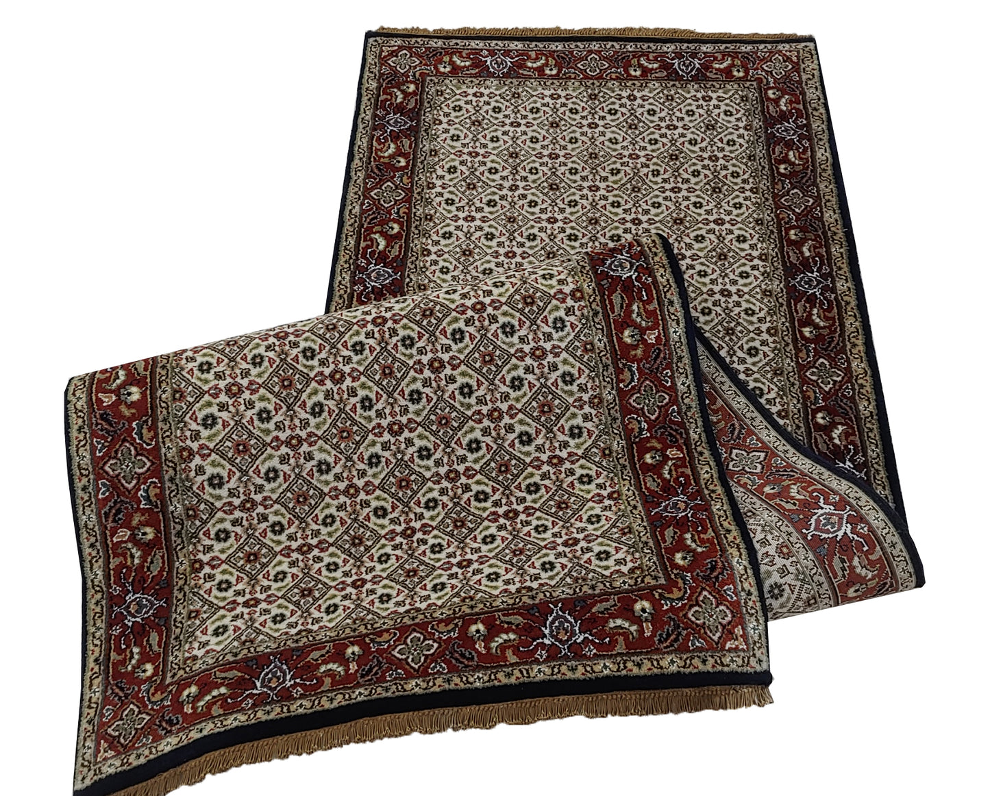Superfine Amritsar hall runner in Tabriz Mahi design 249x78cm | Rug# 31906