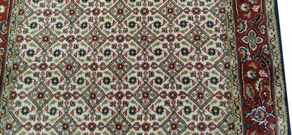 Superfine Amritsar hall runner in Tabriz Mahi design 249x78cm | Rug# 31906