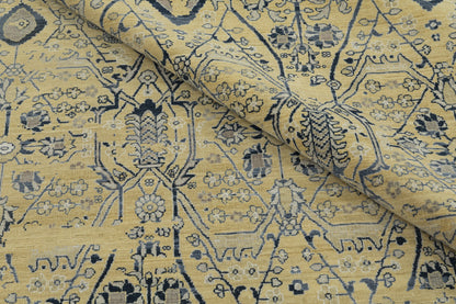 Hand-Knotted Jaipur Ziegler Design Rug 369x274 cm | Rug#3194