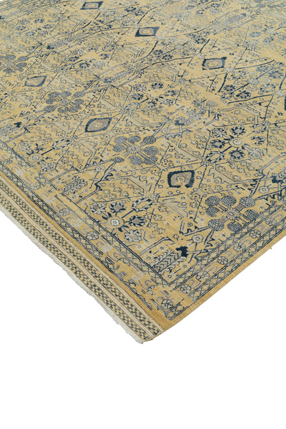 Hand-Knotted Jaipur Ziegler Design Rug 369x274 cm | Rug#3194
