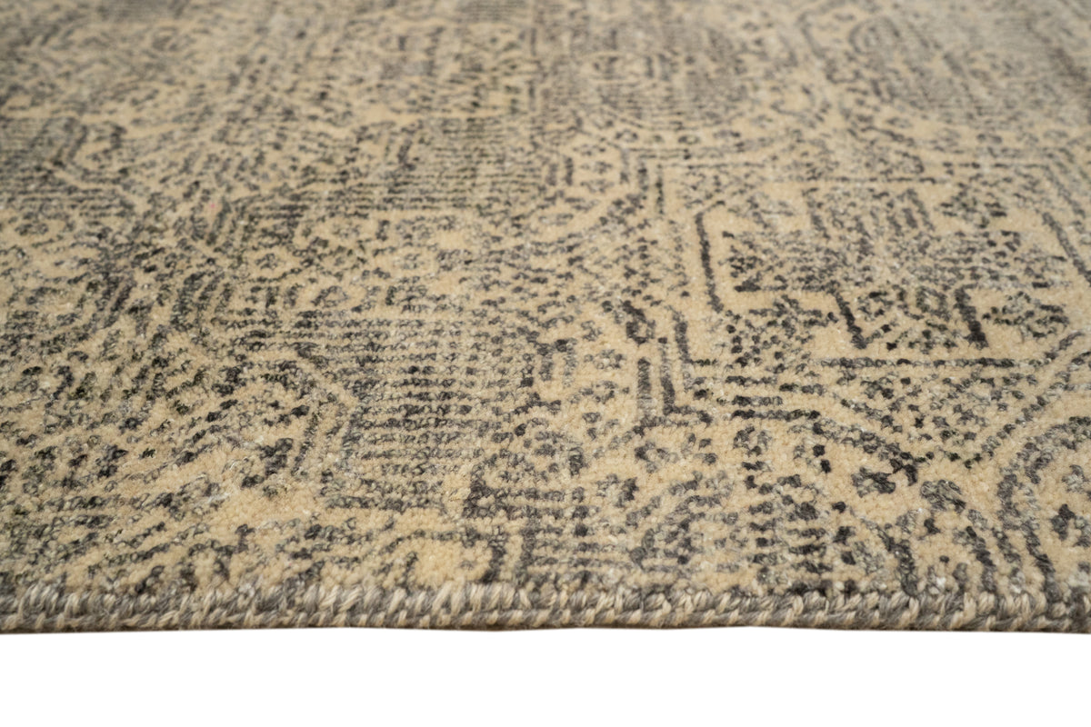 Custom-Made Transitional Wool & Silk Transitional Rug 277x185 cm | Rug# 32069