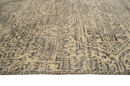 Custom-Made Transitional Wool & Silk Transitional Rug 277x185 cm | Rug# 32069